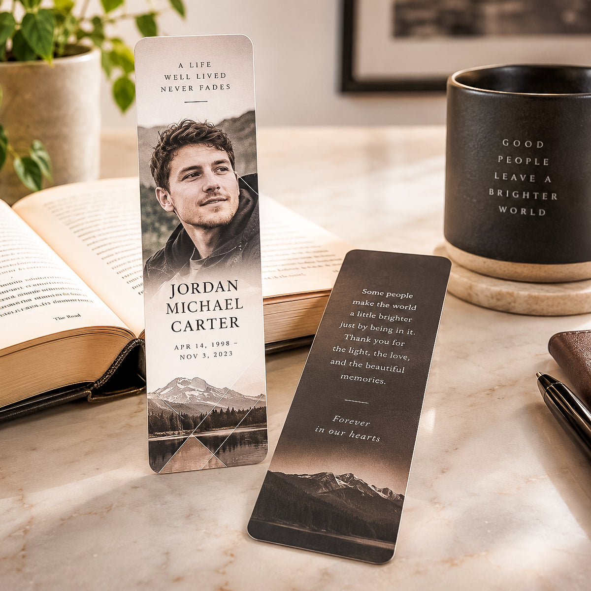 Memorial Bookmark